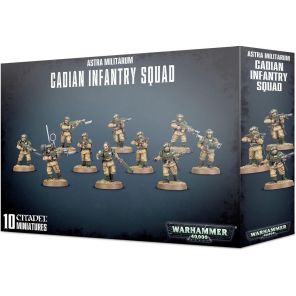 Warhammer 40k: Astra Militarum Cadian infantry squad 47-17