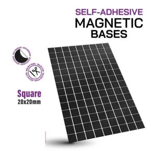Square Magnetic Sheet SELF-ADHESIVE - 20x20mm