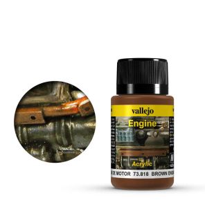 Vallejo Weathering Effects Brown Engine Soot - 40ml - 73818